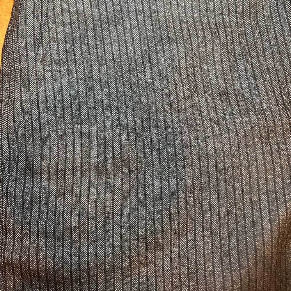MARNI Wool Charcoal Pinstripe Trousers | Made in Italy | Size 48 (US 12) - Picture 3 of 9